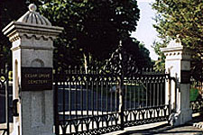Cedar Grove Cemetery Front Gate