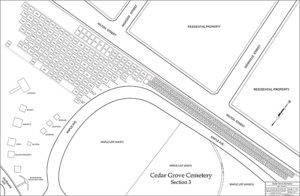 Detail - Cedar Grove Cemetery Section 3 Map